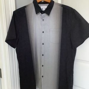 Mens short sleeve button down shirt